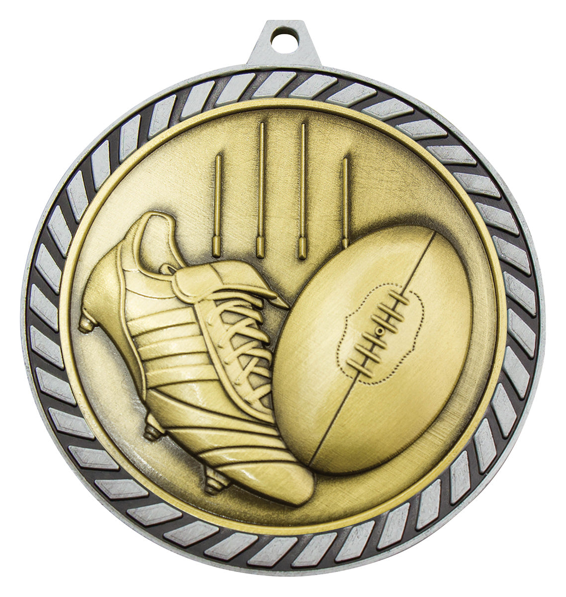 Venture Medal Aussie Rules - Silver