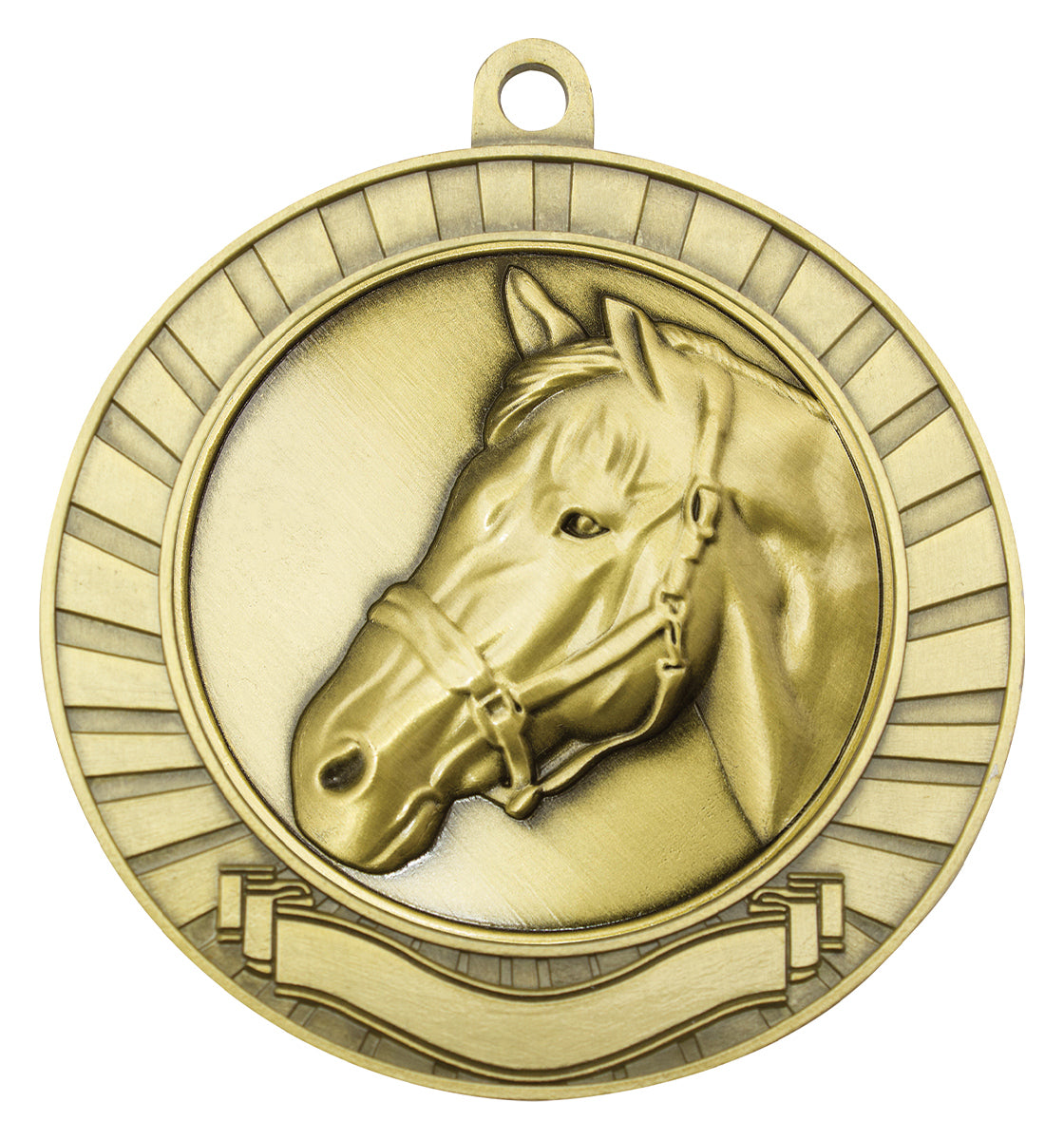 Eco Scroll - Horse - Gold