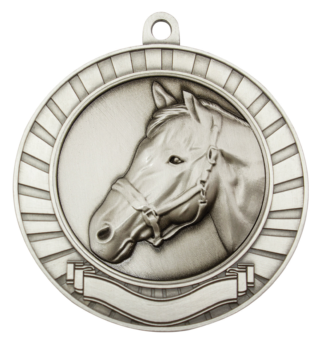 Eco Scroll - Horse - Silver
