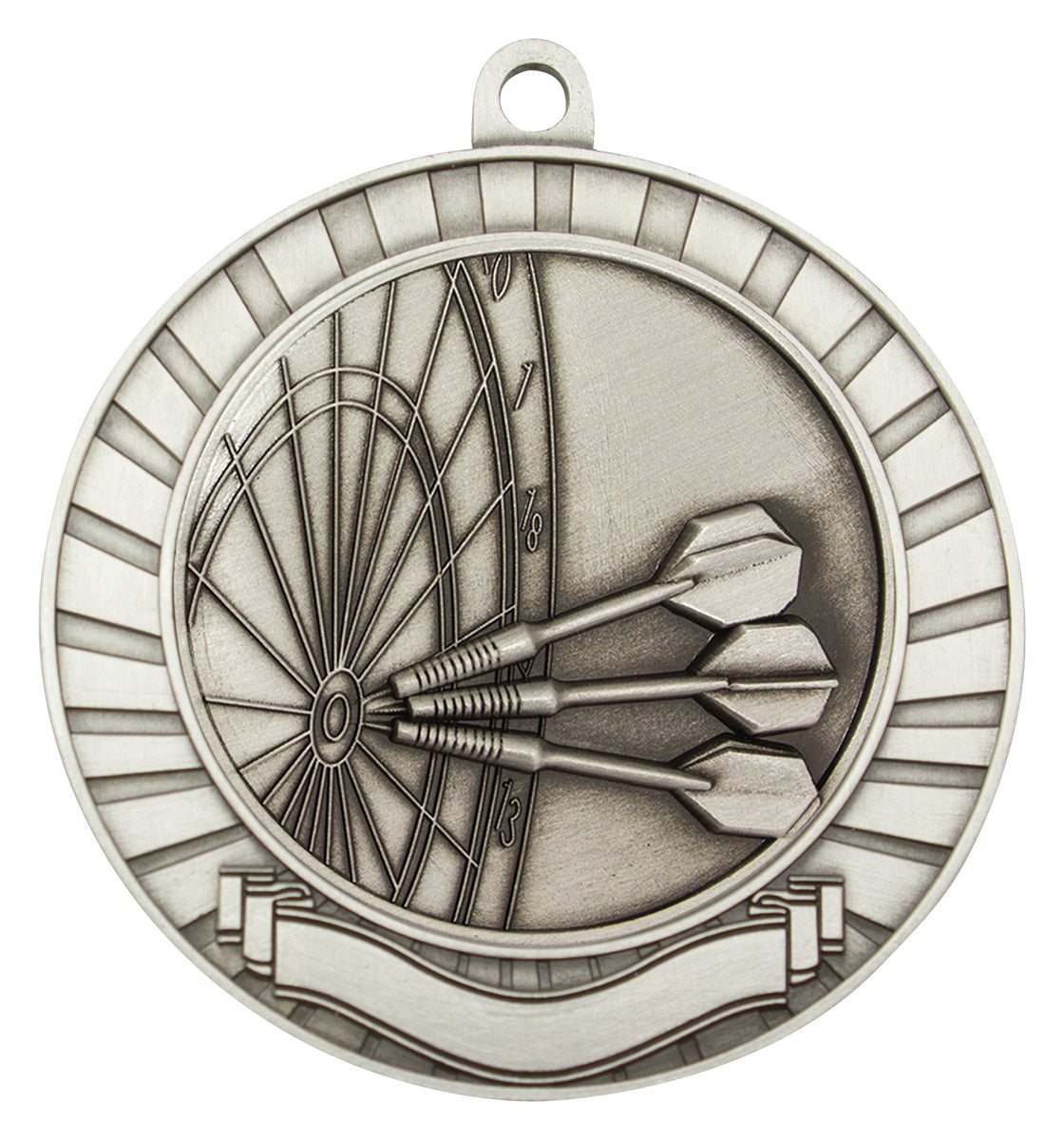Eco Scroll - Darts - Silver