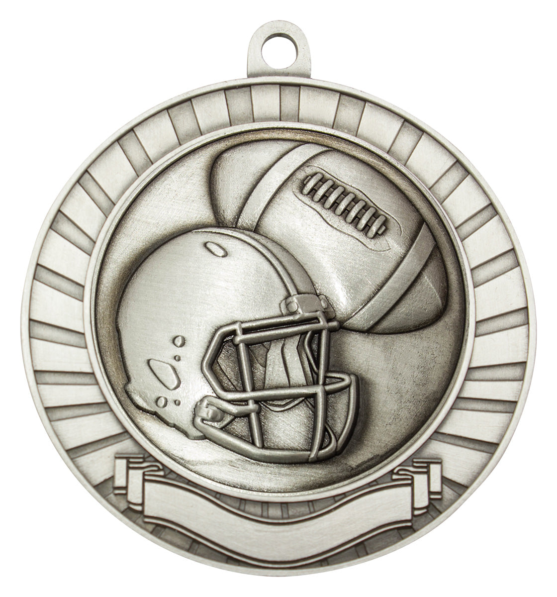Eco Scroll - American Football - Silver