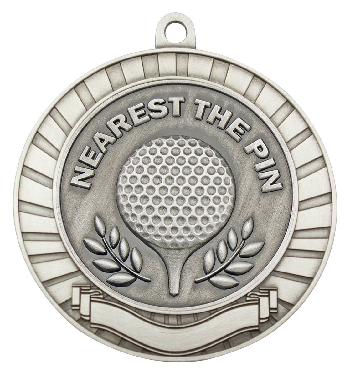 Eco Scroll - Nearest the Pin - Silver