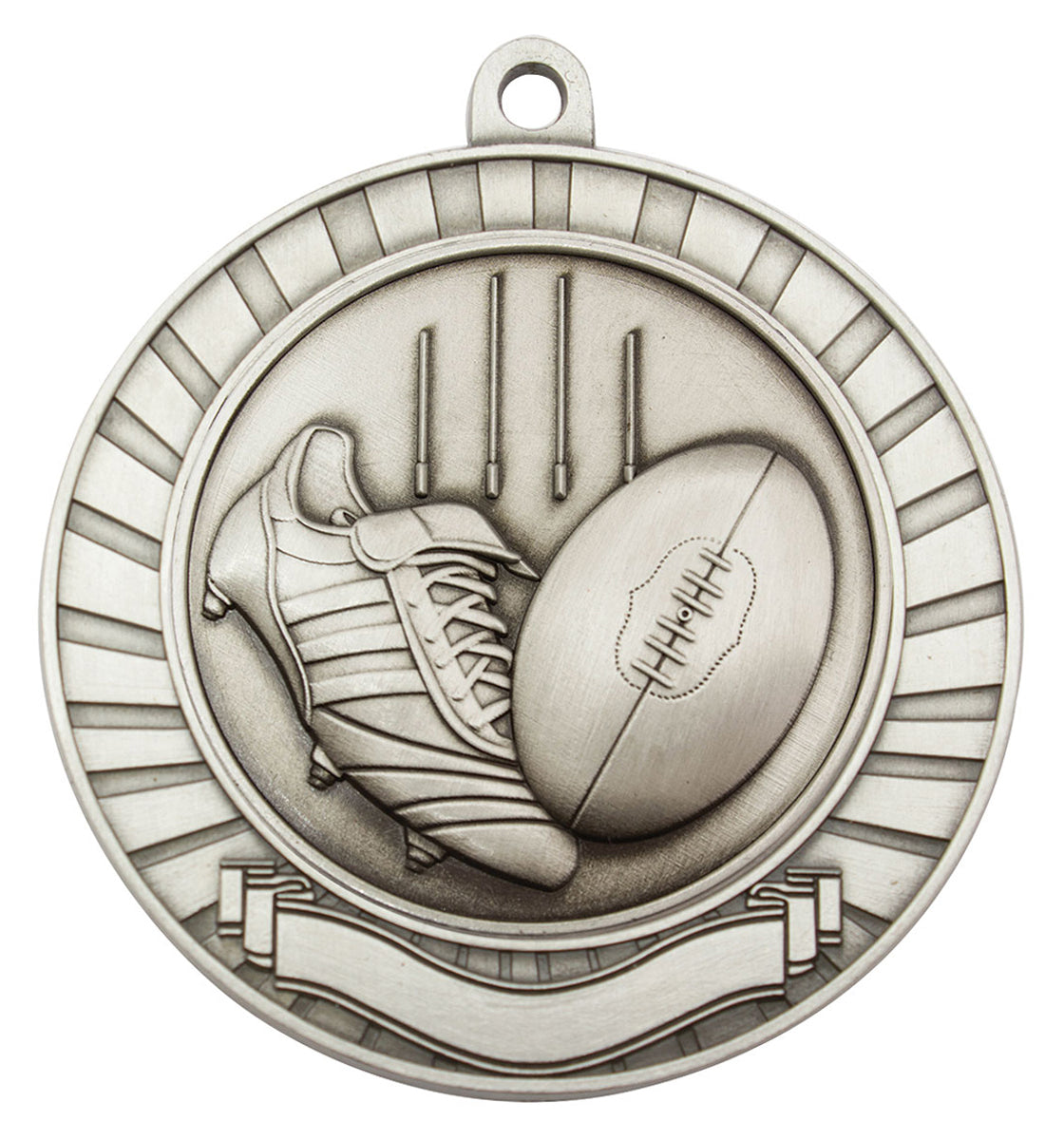 Eco Scroll - Footy - Silver