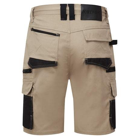 RAFT Portwest KX3 Stretch Slim Fit Shorts Sand (MP706)