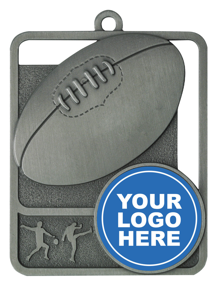 Aussie Rules Rosetta Insert  - Silver