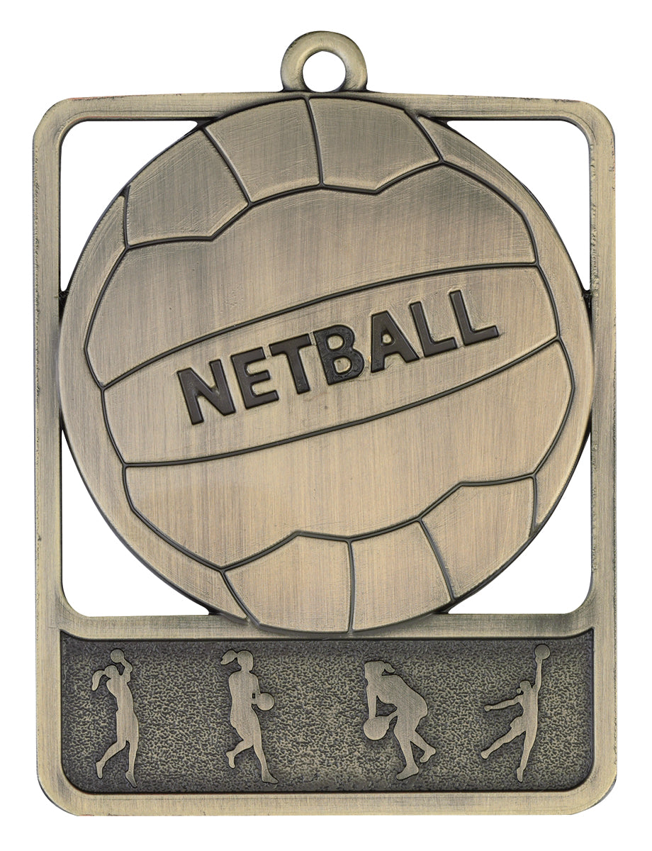 Netball Rosetta  - Gold