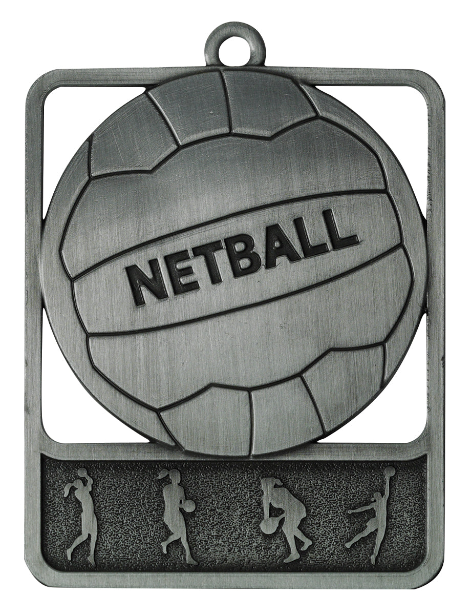 Netball Rosetta  - Silver