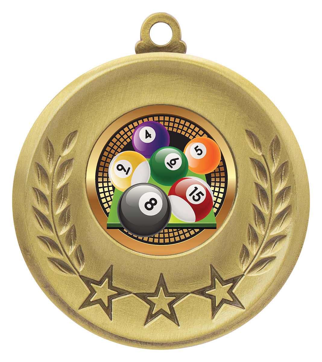 Laurel Medal - Pool - Gold
