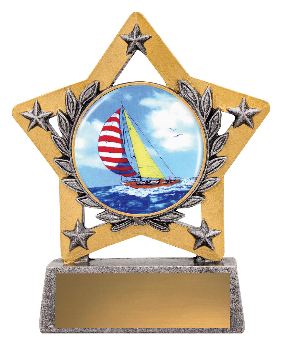 Mini Star Colour - Sailing - 130mm