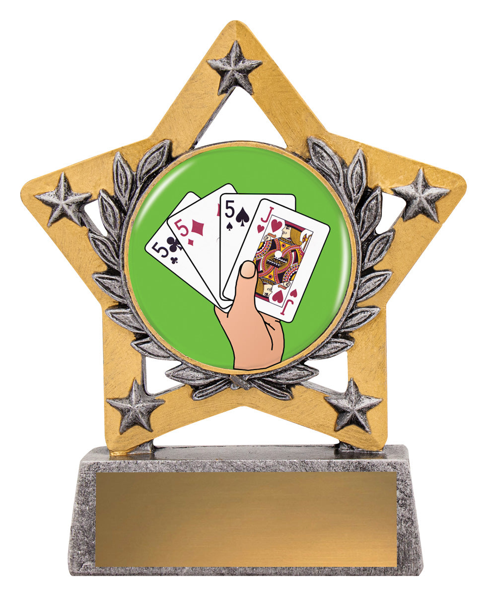 Mini Star Colour - Cards - 130mm