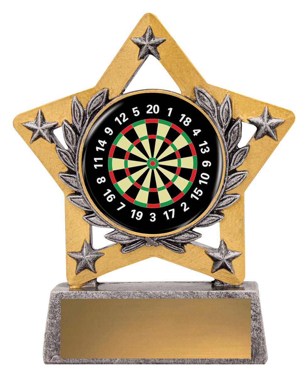 Mini Star Colour - Dartboard - 130mm