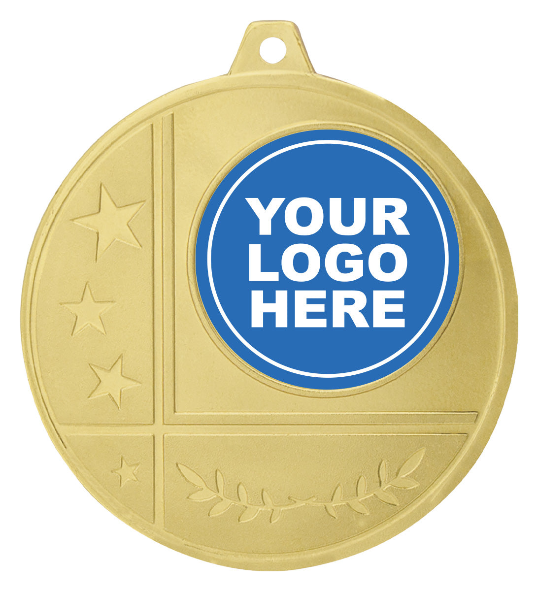 Glacier Frosted Medal - Gold