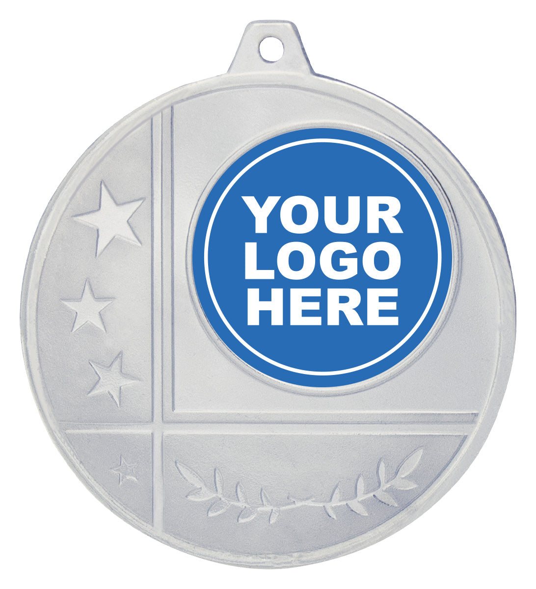 Glacier Frosted Medal - Silver