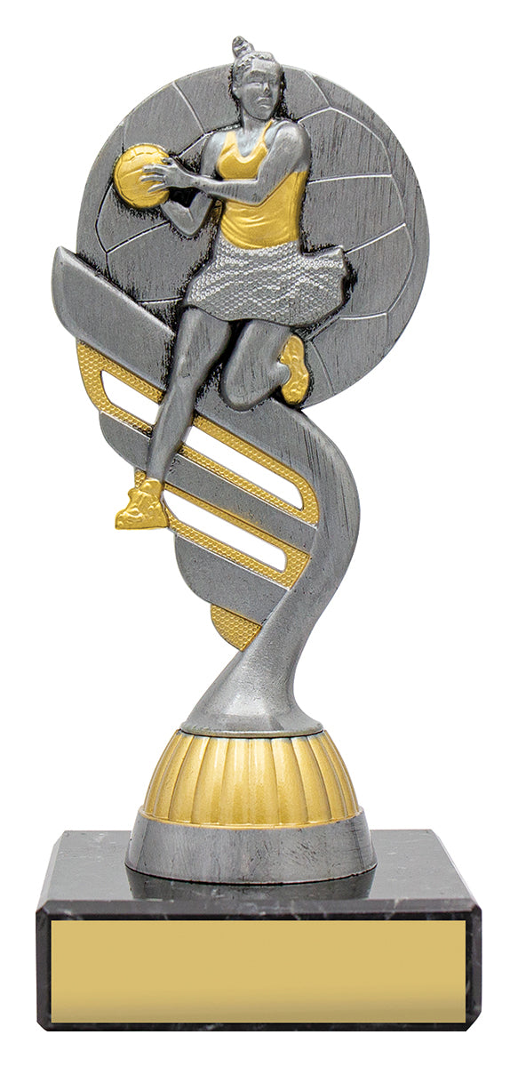 Silver Netball - 150mm