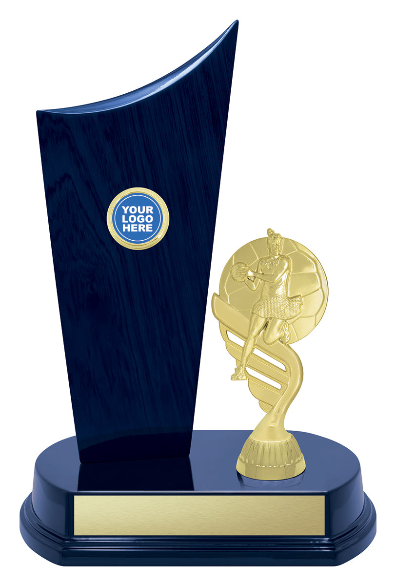 Blue Netball Crest - 260mm