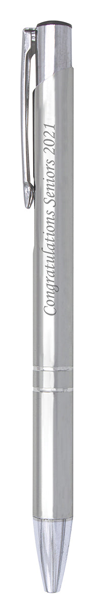 Engravable Pen - Silver - 135mm