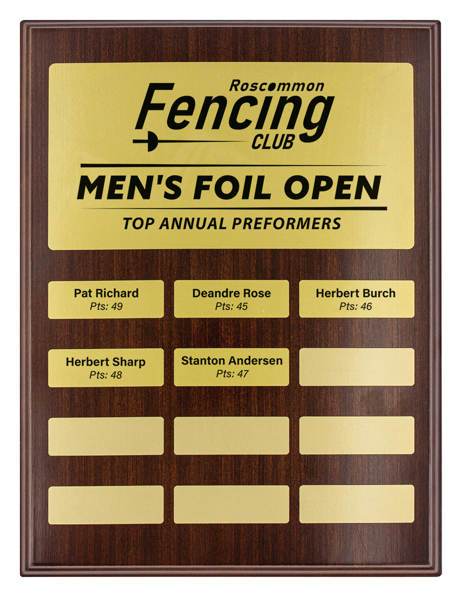 Seasonal Gold Plaque - 300mm