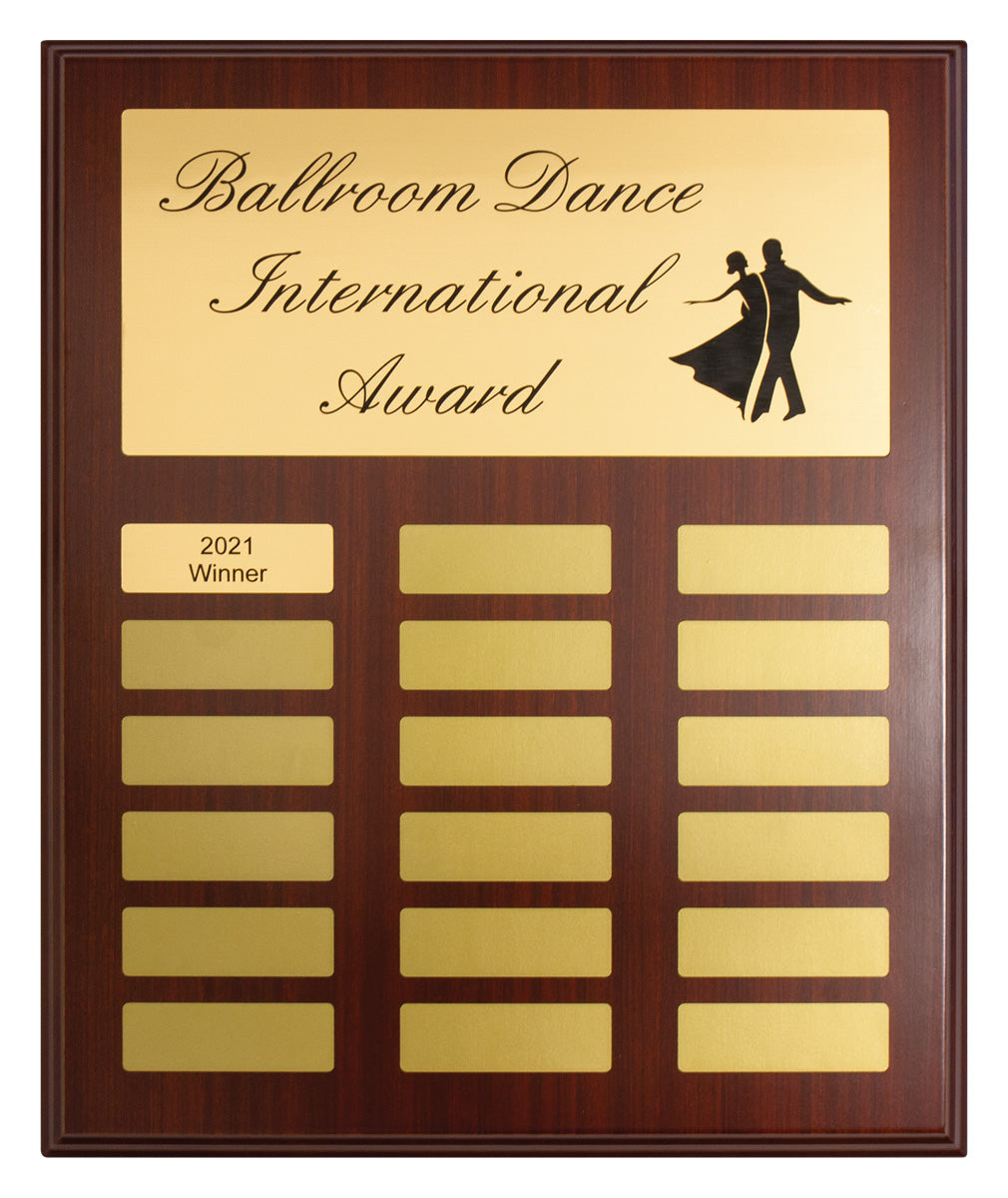 Banner Gold Plaque - 325mm