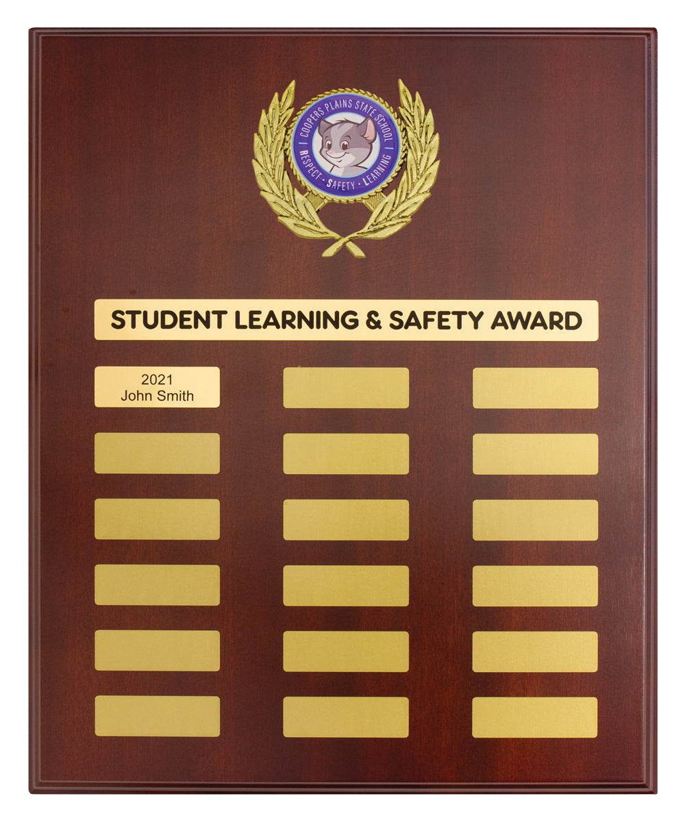 Standard Logo Plaque - 380mm