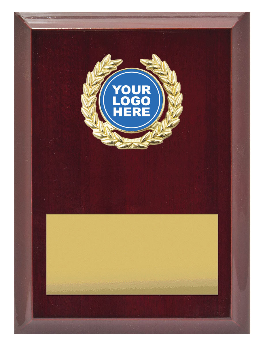 Laurel Plaque - Gold - 150mm
