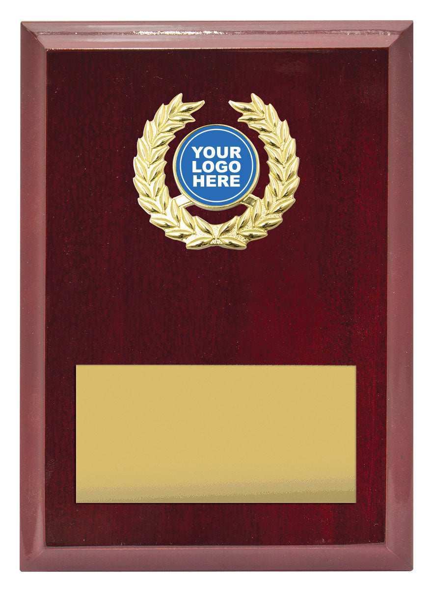 Laurel Plaque - Gold - 175mm