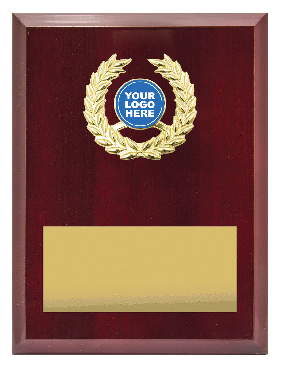 Laurel Plaque - Gold - 200mm