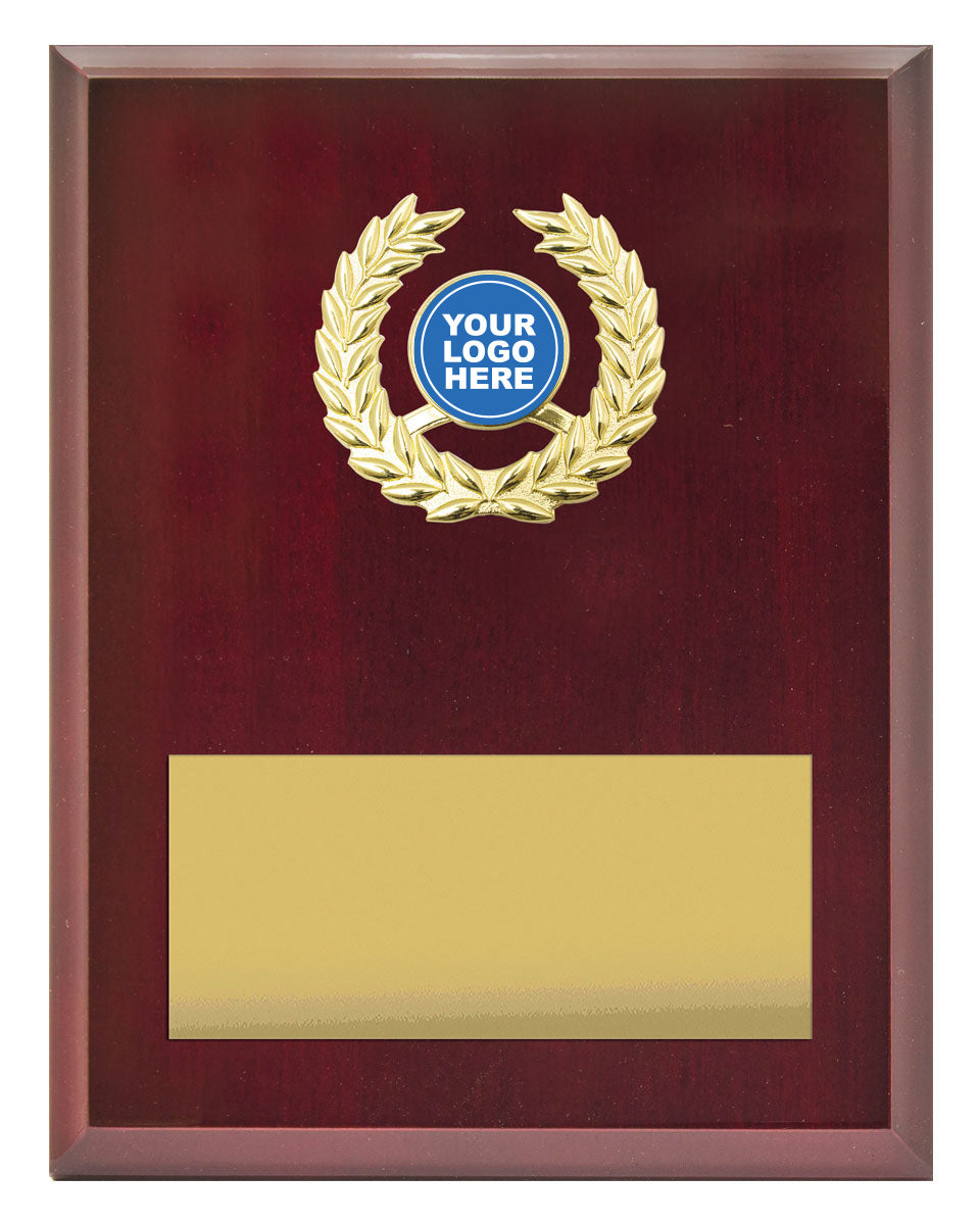 Laurel Plaque - Gold - 225mm