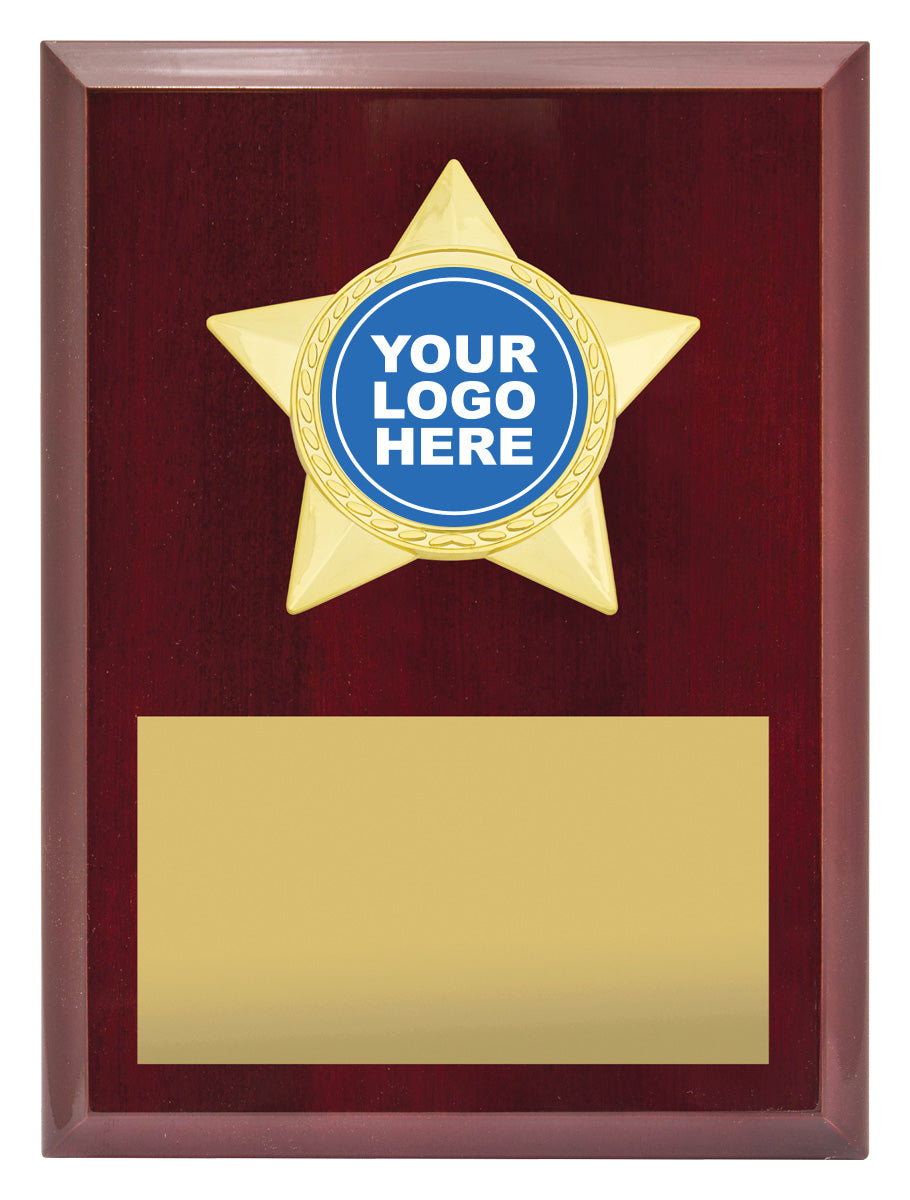 Star Plaque - Gold - 200mm