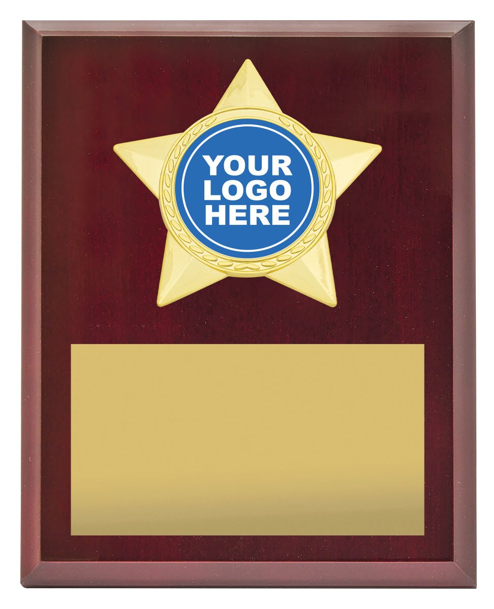 Star Plaque - Gold - 225mm