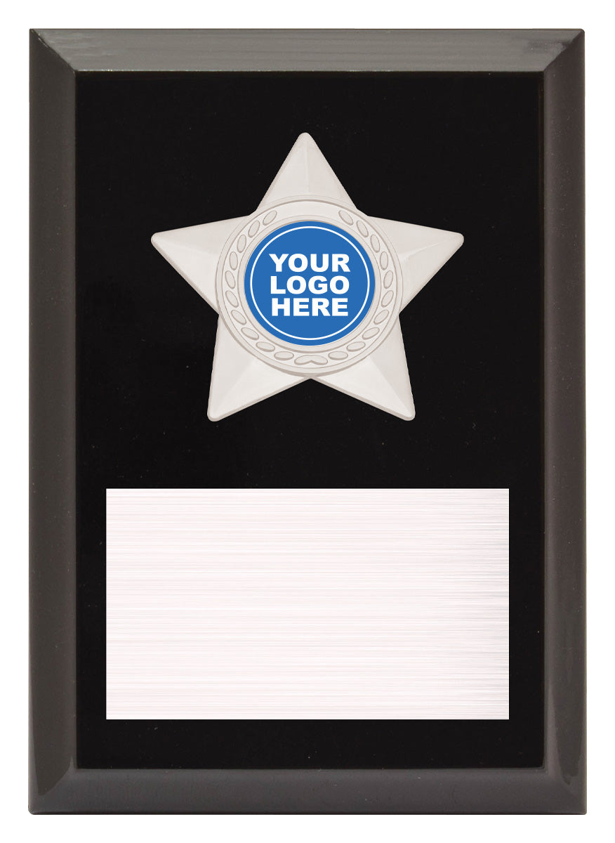 Star Plaque - Silver - 150mm