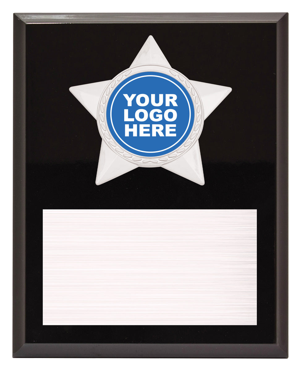 Star Plaque - Silver - 225mm