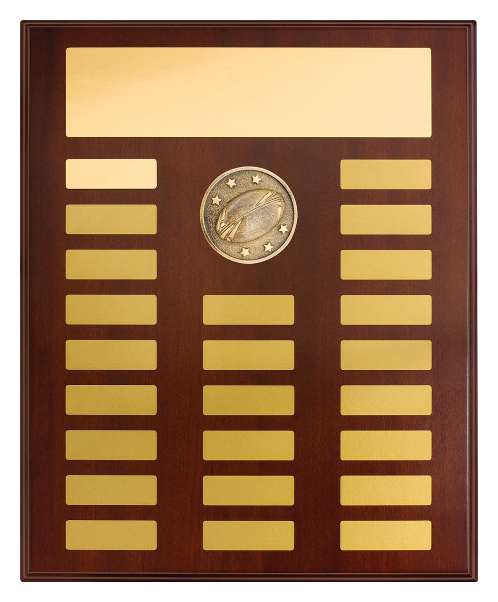Perpetual Plaque - Rugby League / Union - 380mm