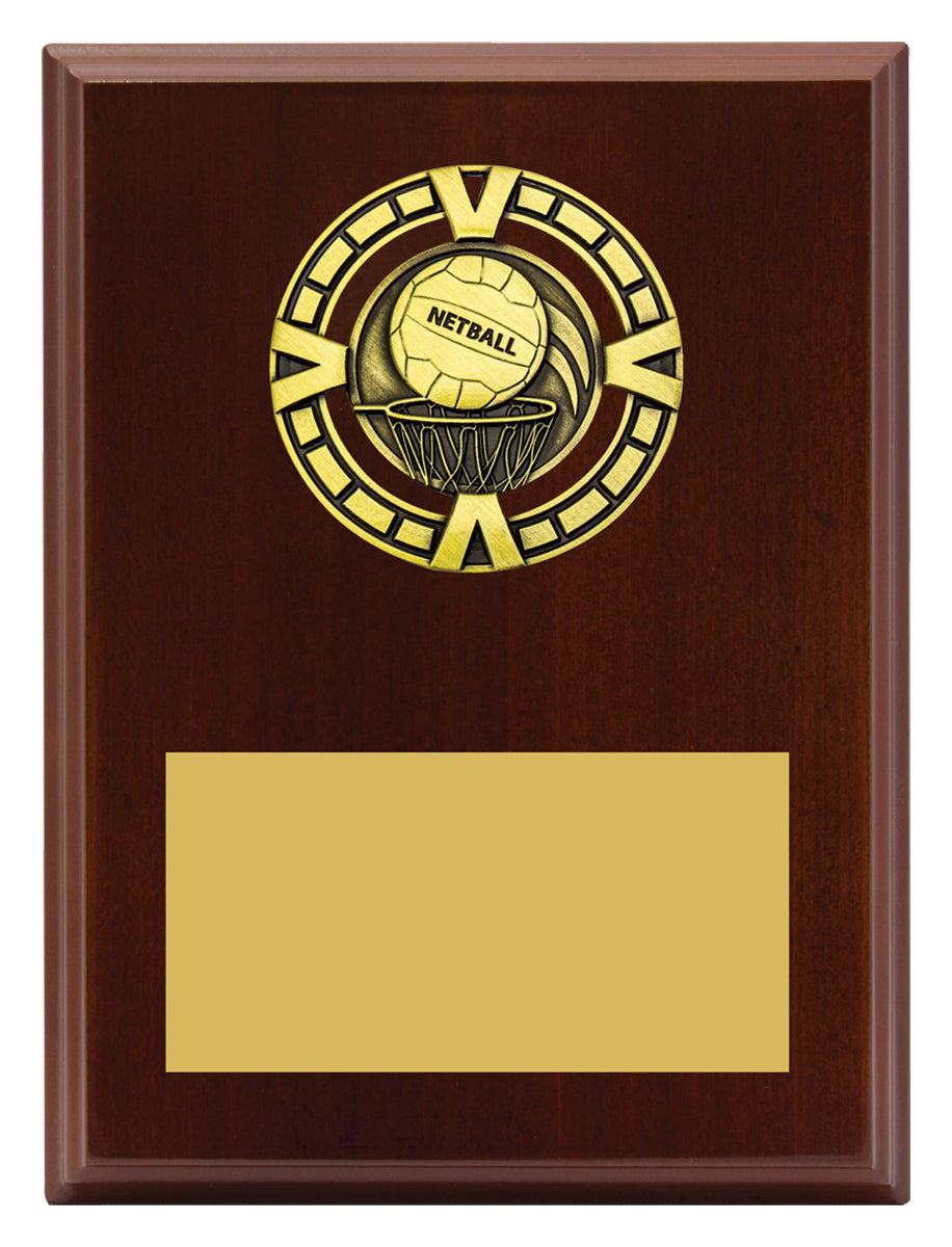 Varsity Plaque - Netball - 200mm