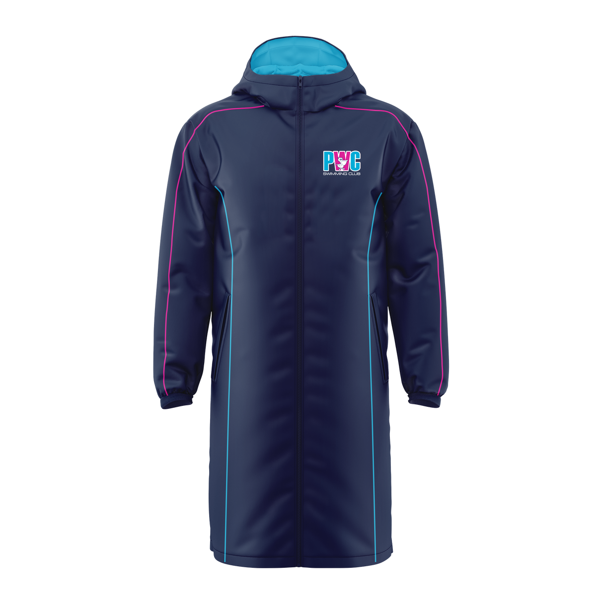 Pelican Waters Swim Club Deck Parka - BLUE