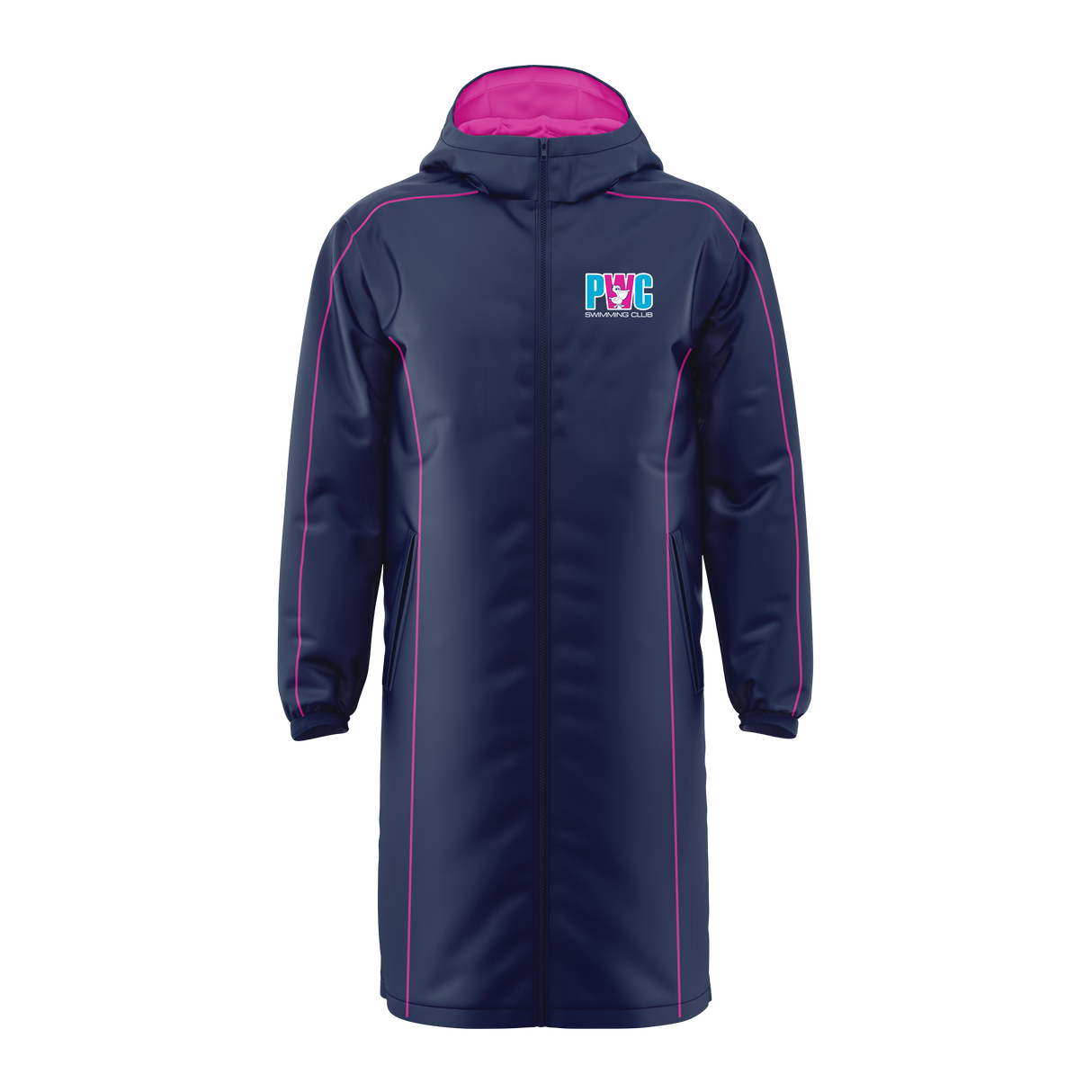 Pelican Waters Swim Club Deck Parka - PINK