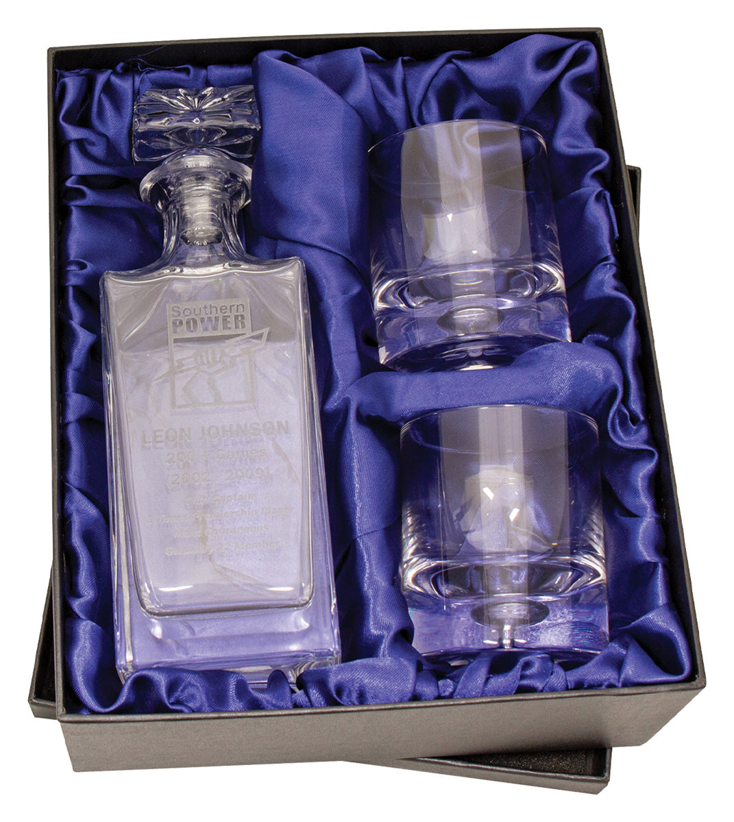 Gift Box - Decanter & Whiskey Glasses - 300mm