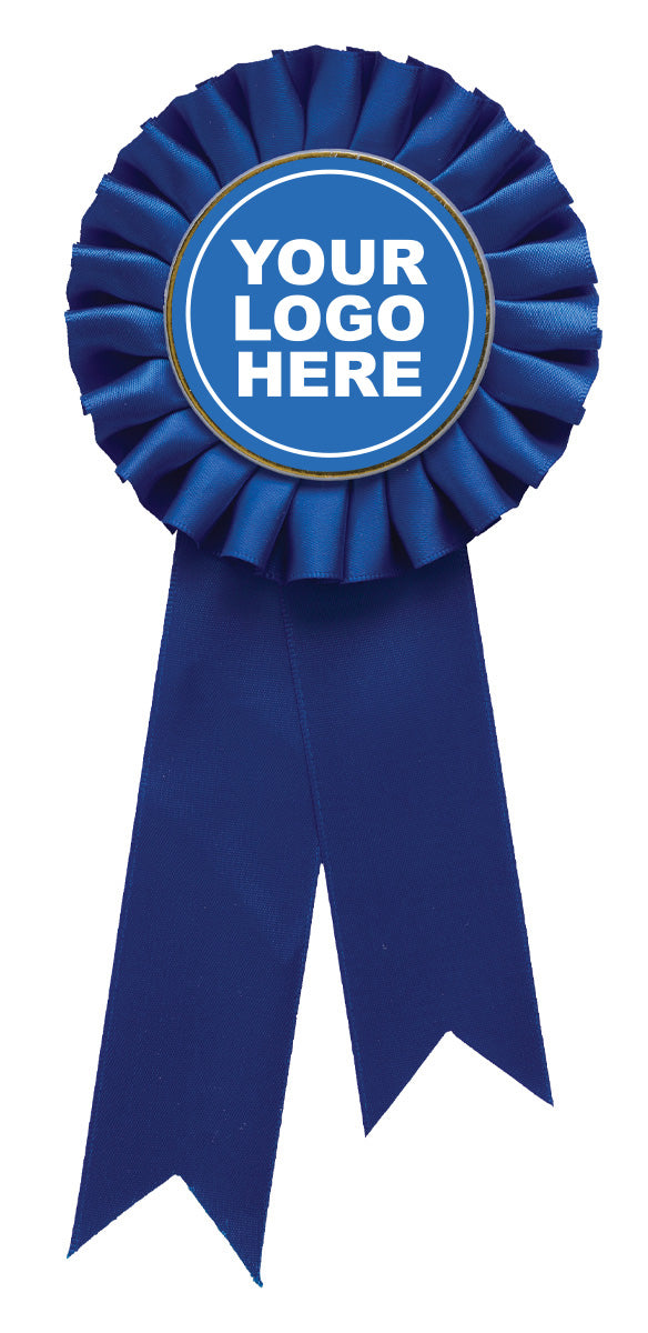Blue Rosette w/ Clip - 210mm