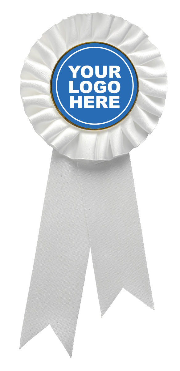 White Rosette w/ Clip - 210mm
