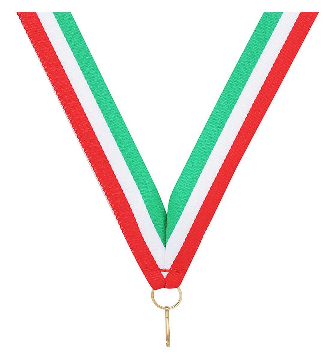 Red / White / Green Ribbon - 800 x 23mm