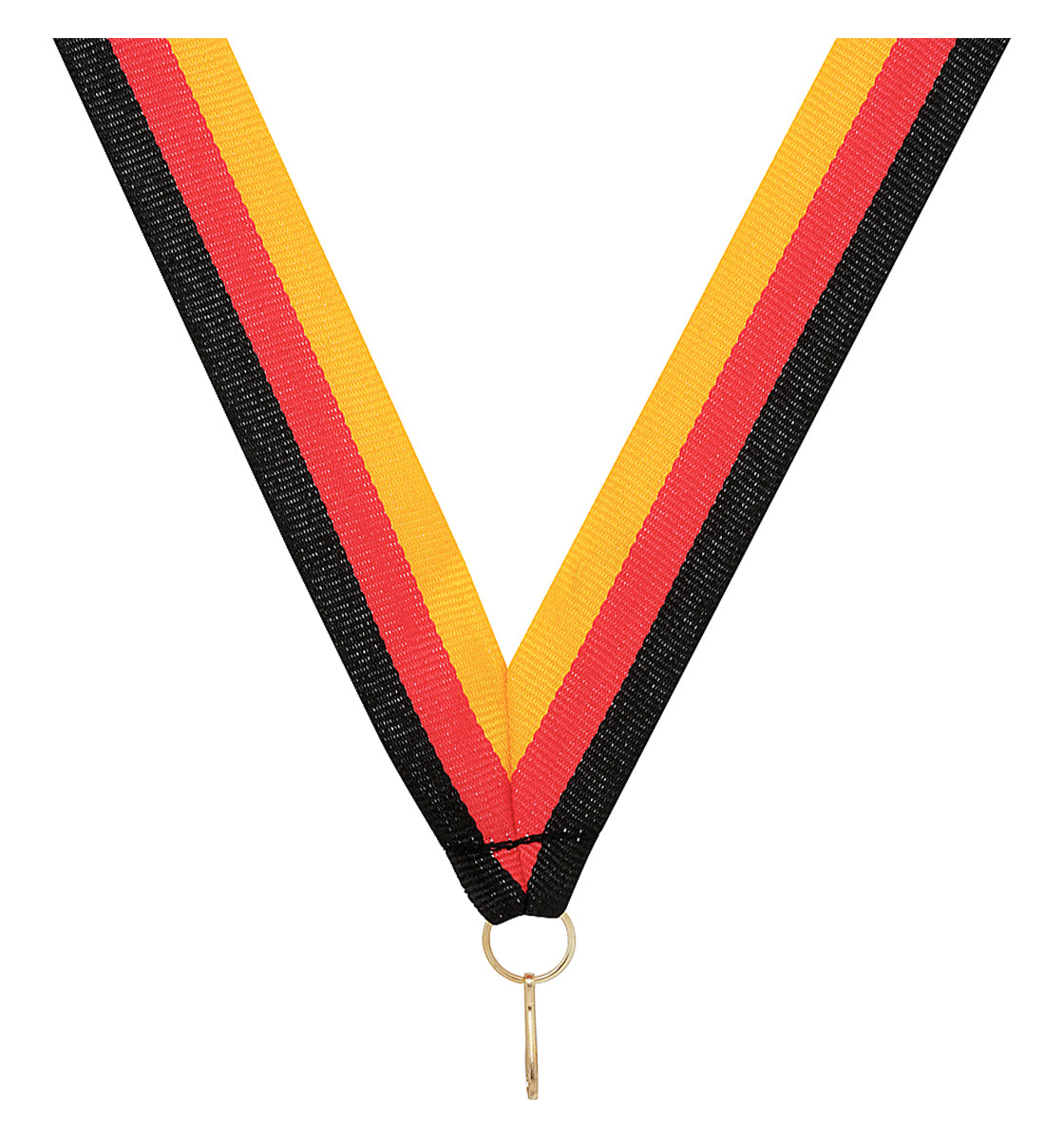 Black / Red / Gold Ribbon - 800 x 23mm