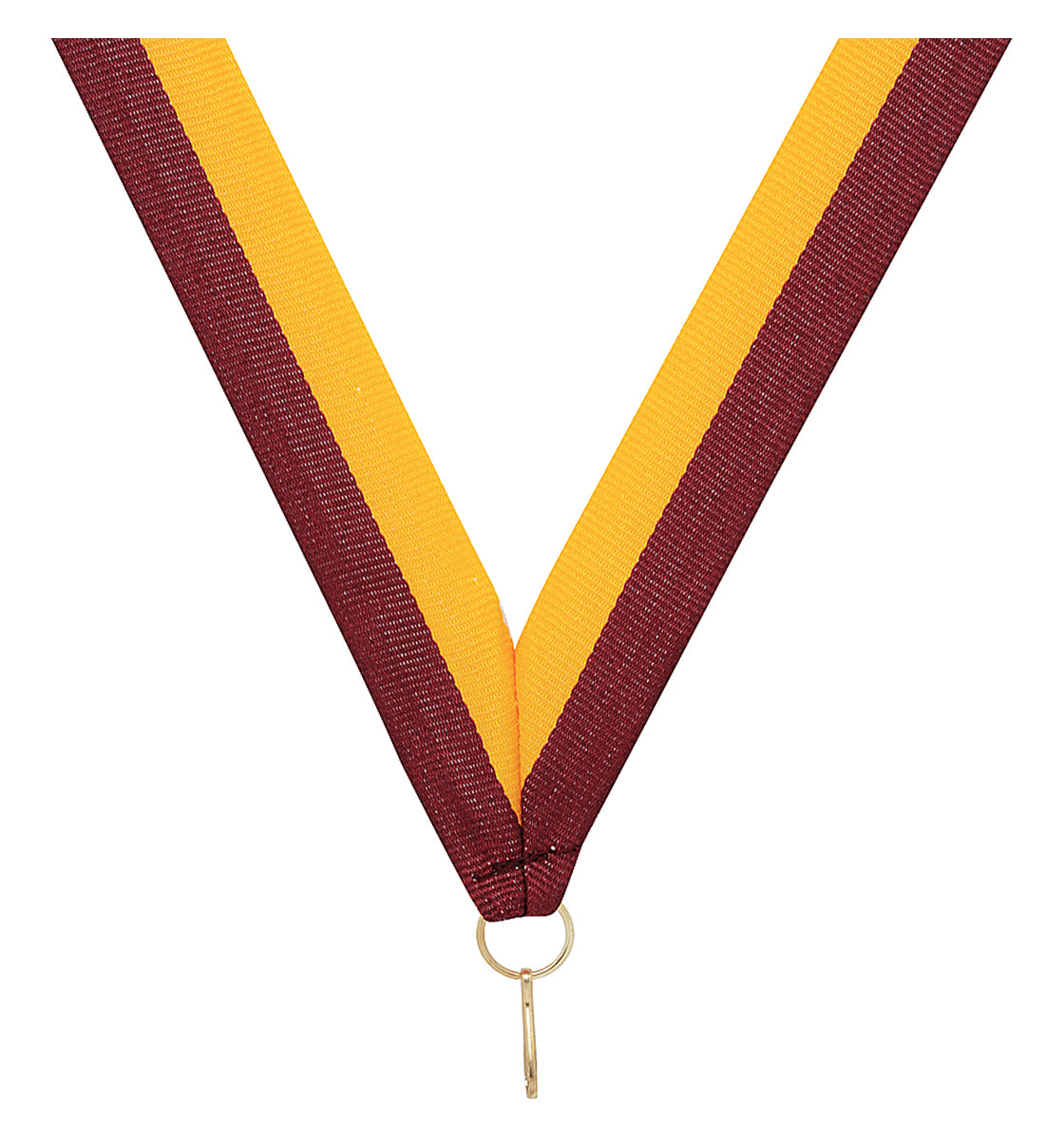 Maroon / Gold Ribbon - 800 x 23mm