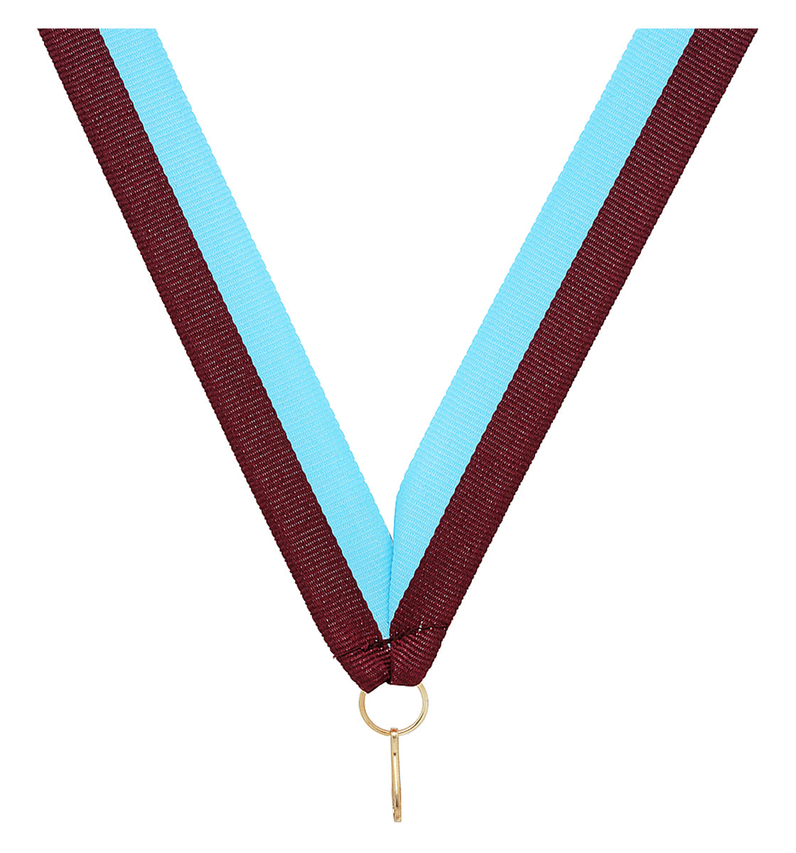 Maroon / Light Blue Ribbon - 800 x 23mm
