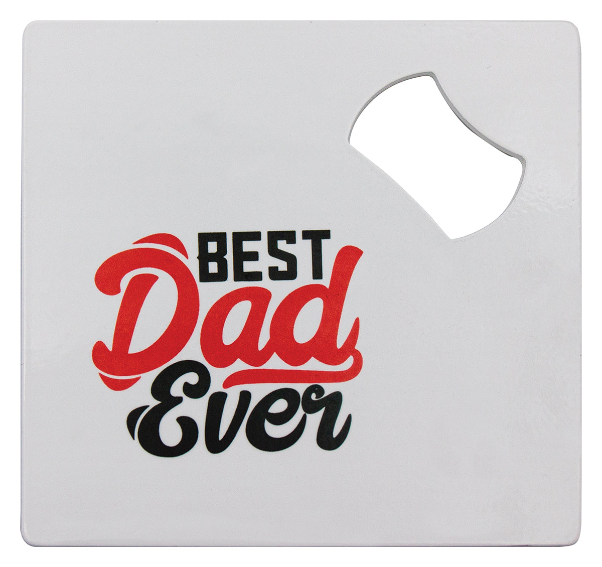 Bottle Opener & Coaster - Colour - 90 x 90mm