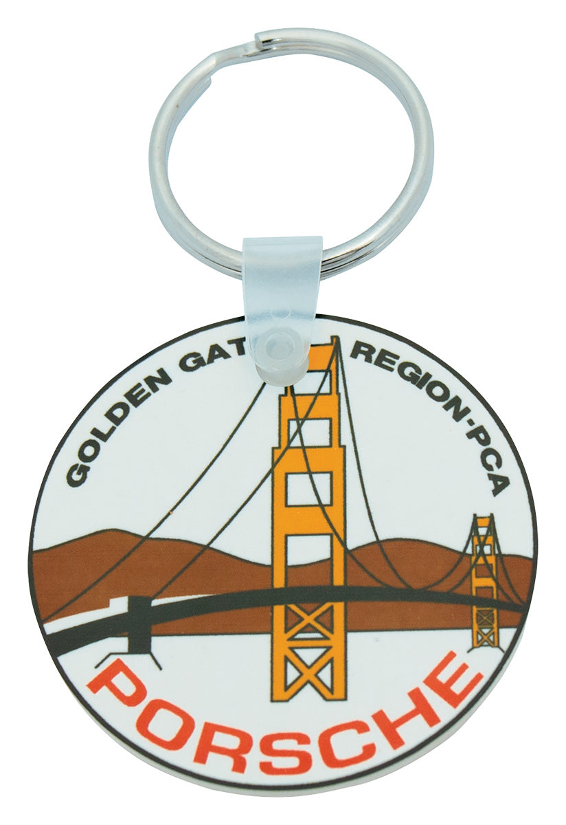 Colour Plastic Keychain - 50mm