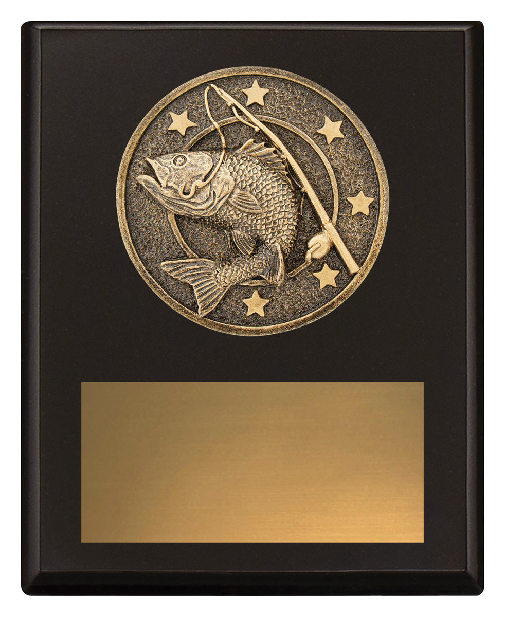 Challenge Plaque - Fishing - 150mm
