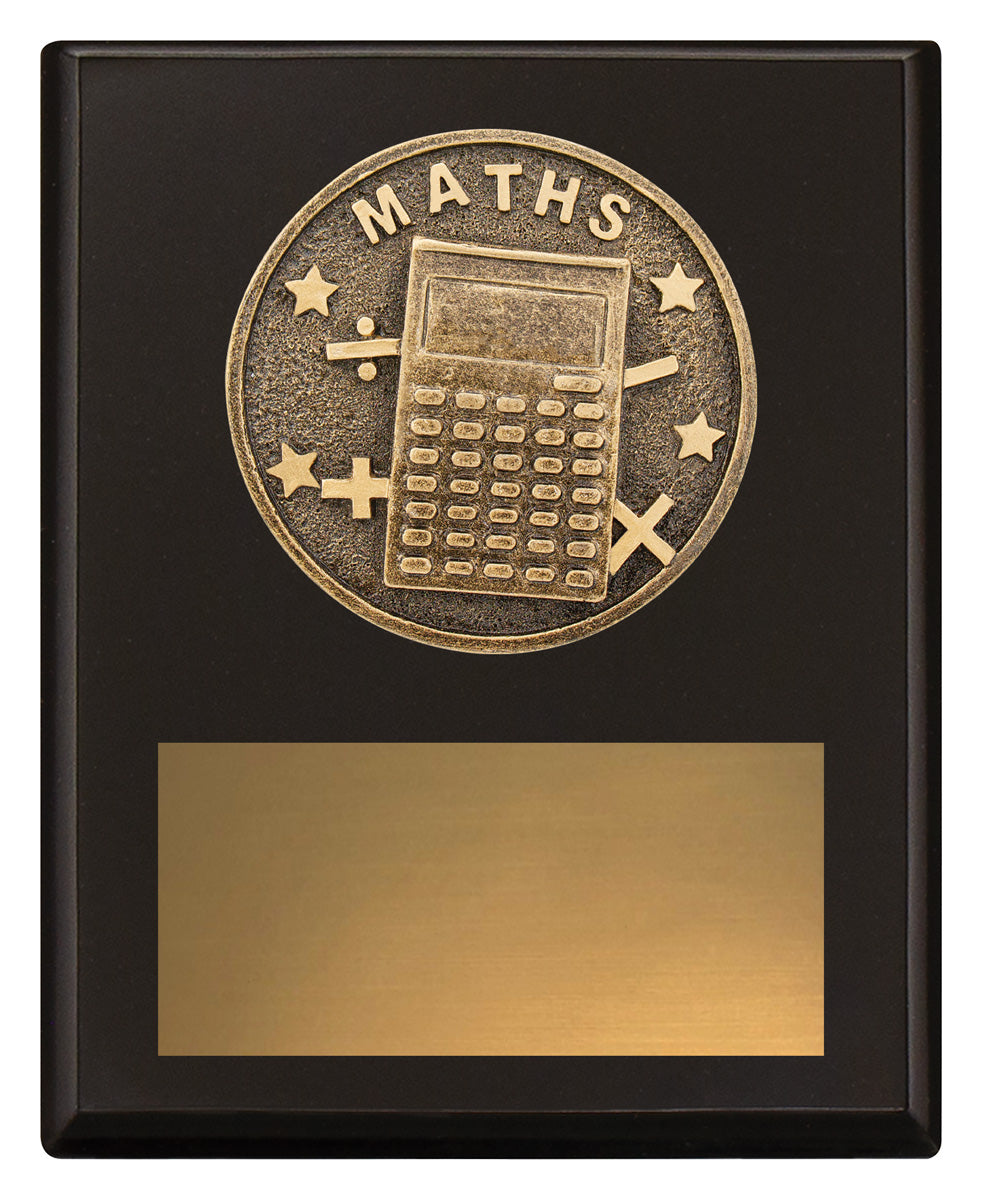 Challenge Plaque - Maths - 150mm