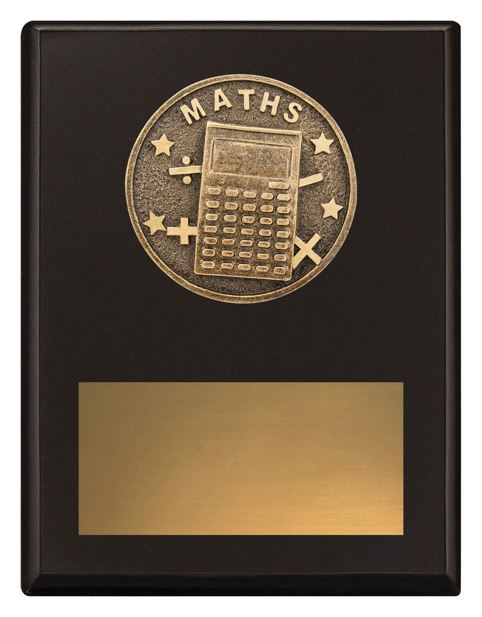 Challenge Plaque - Maths - 175mm