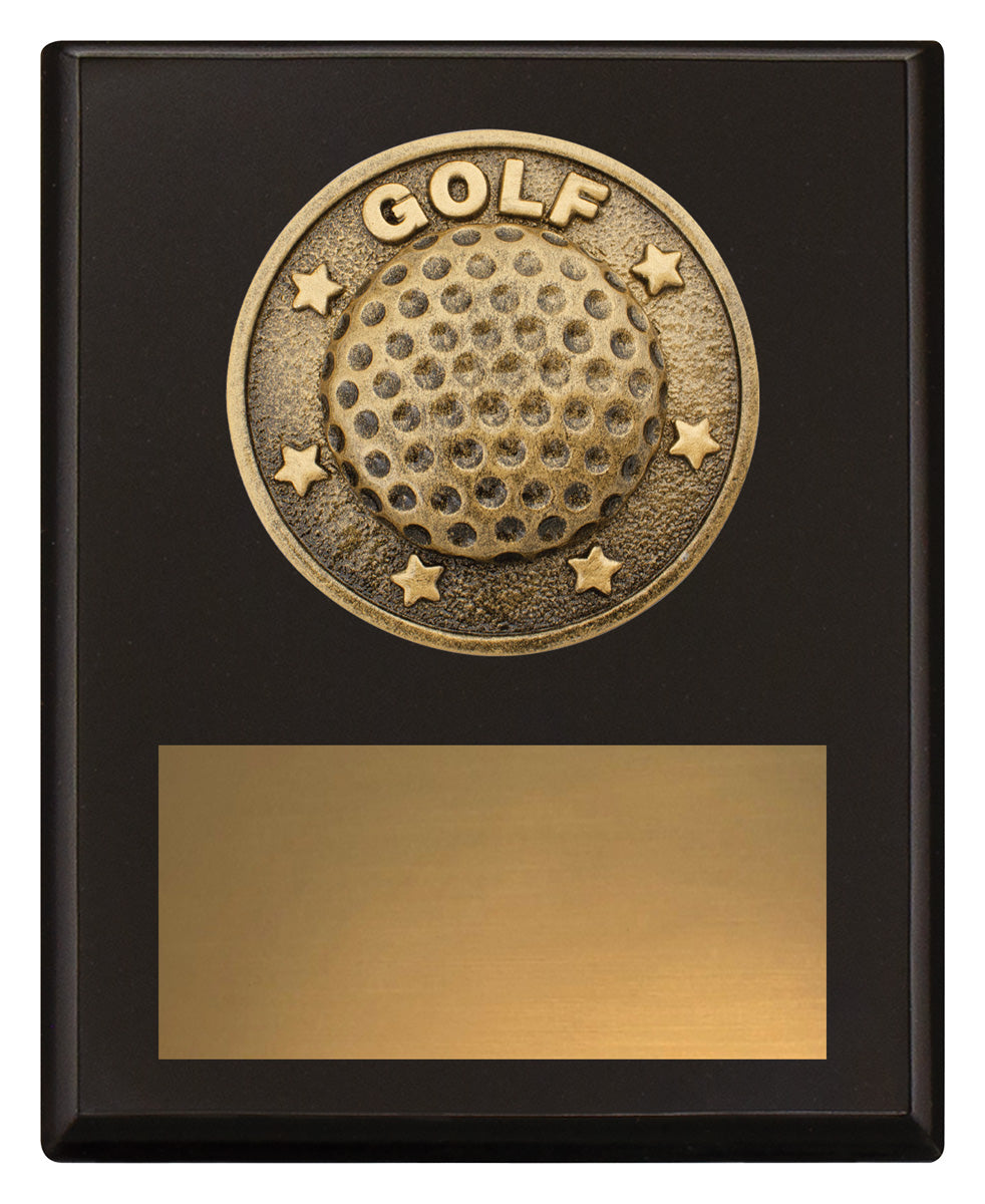 Challenge Plaque - Golf - 150mm