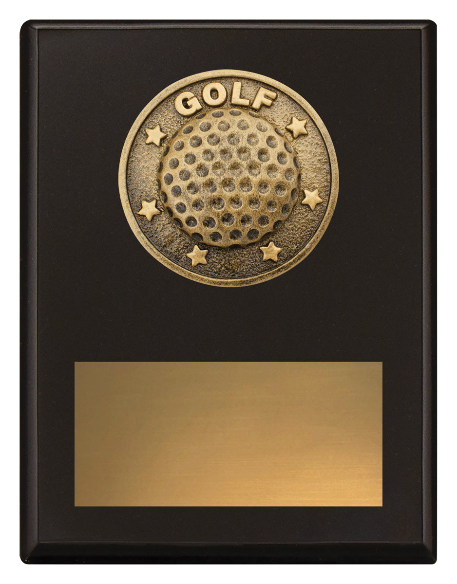 Challenge Plaque - Golf - 175mm