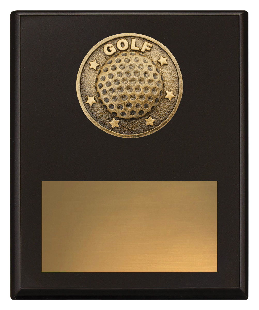 Challenge Plaque - Golf - 200mm